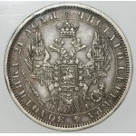 RUSSIA - 1 ruble 1854 - GCN AU53