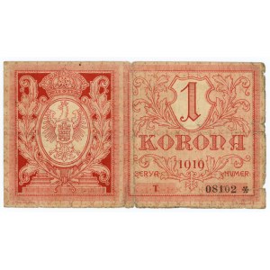 Lwów, 1 korona 1919 - T
