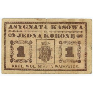 Wadowice - 1 Krone 1919