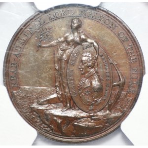 ENGLAND - Lord Nelson 1897 Medal - GCN MS63