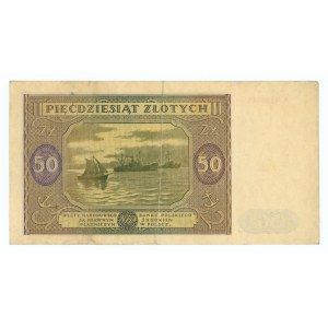 50 złotych 1946 - seria A - PIERWSZA