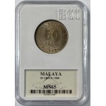MALAYS - 50 cents 1958 - GCN MS65
