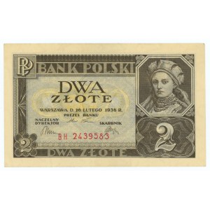 2 zloty 1936 - BH series