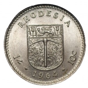 RODEZIA - 1 shilling 1964 - GCN MS63