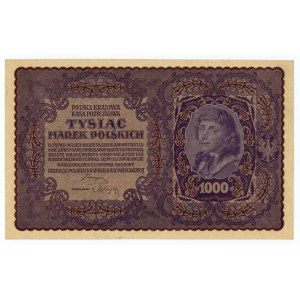 1000 marek polskich 1919 - I SERJA BJ