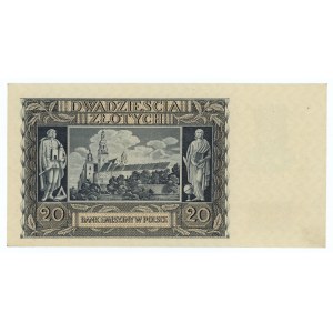 20 zloty 1940 - N series