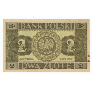 2 Zloty 1936 - ohne Serie und Unterdruck