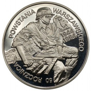 PLN 100,000 1994 - 50th Anniversary of the Warsaw Uprising