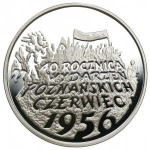 10 złotych 1996 - 40. Rocznica Wydarzeń Poznańskich