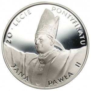 10 zloty 1998 - 20th Anniversary of the Pontificate of John Paul II + issue folder