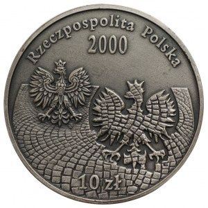 10 zloty 2000 30th Anniversary of December '70 + issue folder