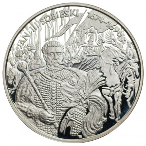 10 złotych 2001 - Jan Sobieski + folder emisyjny