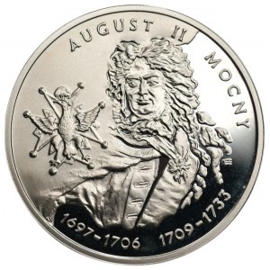 10 Zloty 2002 - August II der Starke + Ausgabemappe