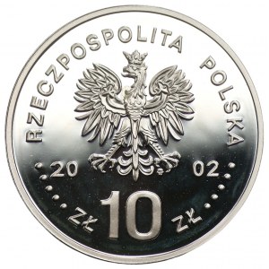 10 Zloty 2002 - August II der Starke + Ausgabemappe