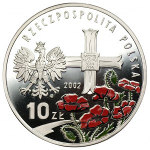 10 Zloty 2002 - General Władysław Anders + Emissionsmappe