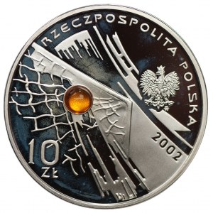 10 złotych 2002 - XVII Mistrzostwa Świata w Piłce Nożnej