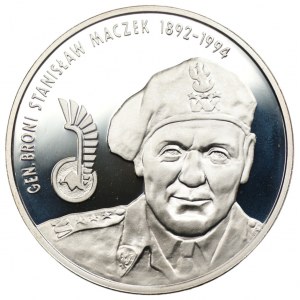 10 złotych 2003 - Gen. Stanisław Maczek + folder emisyjny