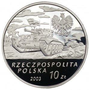 10 Zloty 2003 - General Stanisław Maczek + Ausgabemappe