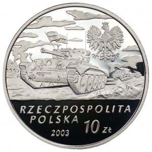 10 złotych 2003 - Gen. Stanisław Maczek + folder emisyjny