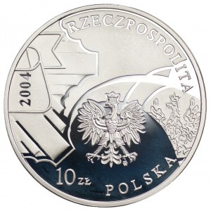 10 zloty 2004 - 85th Anniversary of the Establishment of the Police + issue folder