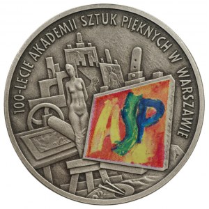 10 złotych 2004 - 100-lecie ASP w Warszawie + folder emisyjny