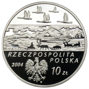 10 złotych 2004 - Aleksander Czekanowski + folder emisyjny