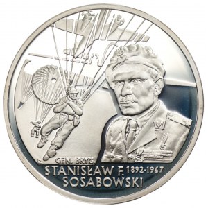 10 zloty 2004 - Gen. Stanislaw Sosabowski + issue folder