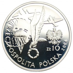 10 Zloty 2004 - General Stanisław Sosabowski + Ausgabemappe