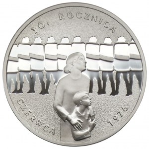 10 złotych 2006 - 30. Rocznica Czerwca '76 + folder emisyjny