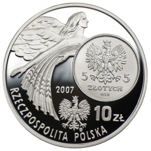 10 złotych 2007 - Dzieje Złotego NIKE