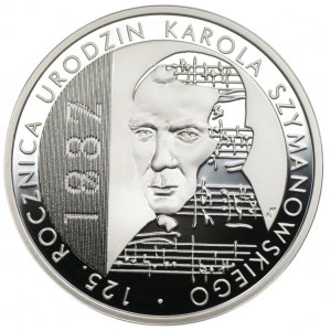 10 złotych 2007 - Karol Szymanowski + folder emisyjny