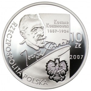 10 złotych 2007 - Konrad Korzeniowski