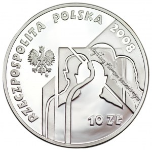 10 złotych 2008 - Sybiracy + folder emisyjny