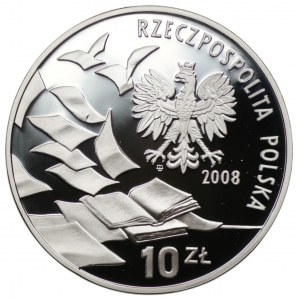 10 Zloty 2008 - 40. Jahrestag des März '68 + Heftmappe