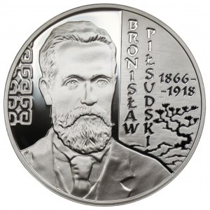 10 złotych 2008 - Bronisław Piłsudski + folder emisyjny