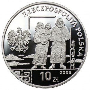 10 zloty 2008 - Bronislaw Pilsudski + issue folder