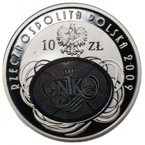 10 zloty 2009 - 90th Anniversary of the establishment of the NIK + issue folder