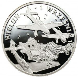 10 złotych 2009 - Wieluń - 1 Września 1939 + folder emisyjny