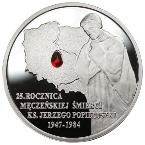 10 Zloty 2009 - 25. Jahrestag des Todes von Pater J. Popieluszko