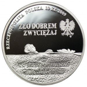 10 złotych 2009 - 25. Rocznica Śmierci Księdza J. Popiełuszki