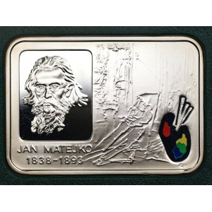 20 złotych 2002 - Jan Matejko + folder emisyjny