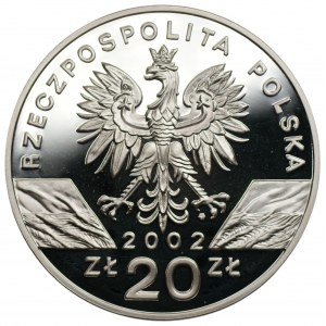 20 złotych 2002 - Żółw Błotny