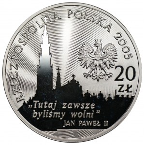 20 złotych 2005 - 350-lecie Obrony Jasnej Góry