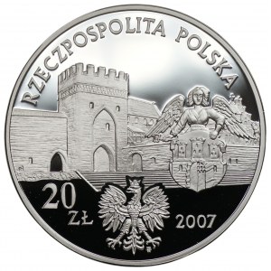 20 złotych 2007 - Miasto Średniowieczne w Toruniu + folder emisyjny