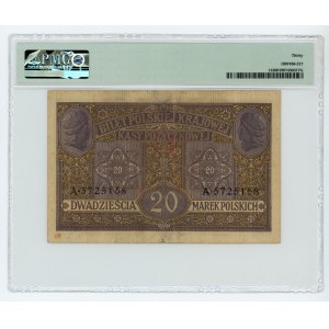 20 Polnische Marken 1916 - Allgemeine Serie A - PMG 30