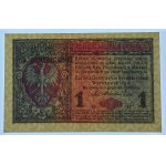 1 polnische Marke 1916 - Allgemeine Serie B - PMG 58 EPQ