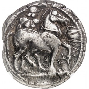 Thrace-Macédoine, tribu des Bisaltae (VIe-Ve s. av. J.-C.). Octodrachme ND (480-465 av. J.-C.).