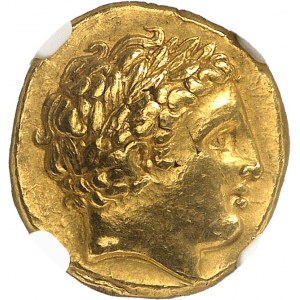 Macédoine (royaume de), Philippe II (359-336 av. J.-C.). Statère d’or ND (359-336), Pella.