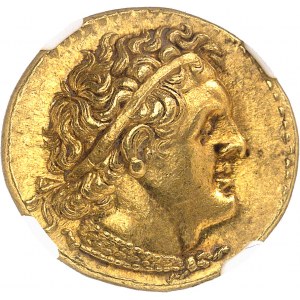 Royaume lagide, Ptolémée II (283-246 av. J.-C.). Pentadrachme Or ou trichryson (triple statère) ND (275-272 av. J.-C.), Alexandrie.