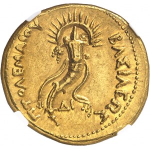 Royaume lagide, Ptolémée IV (222-204 av. J.-C.). Octodrachme d’or ou mnaieion ND (219-217 av. J.-C.), Alexandrie.